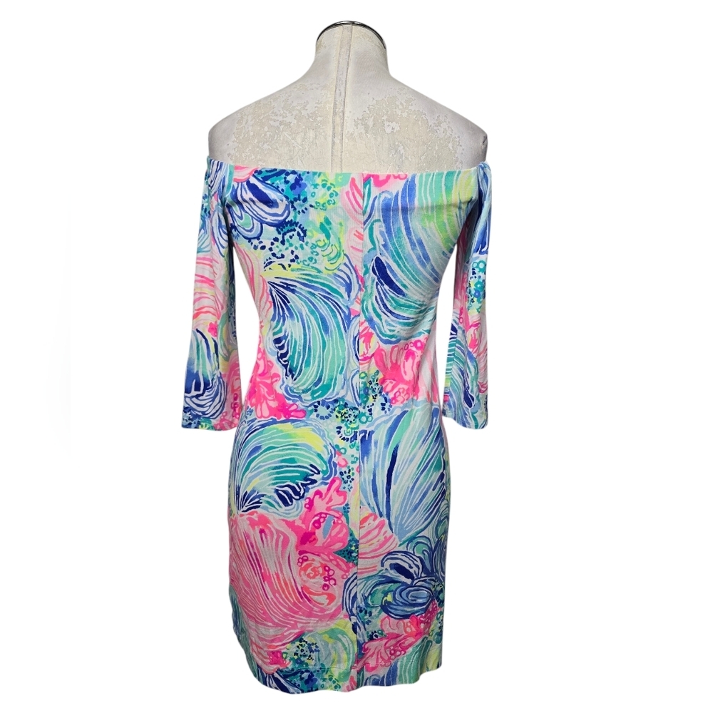 Lilly Pulitzer Laurana Off The Shoulder Mini Dress XXS - Picture 3 of 7